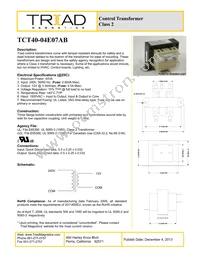 TCT40-04E07AB Datasheet Cover