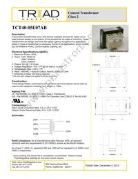 TCT40-05E07AB-B Datasheet Cover