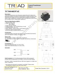 TCT40-06E07AE Datasheet Cover