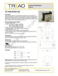 TCT40-07E07AB Datasheet Cover