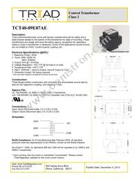 TCT40-09E07AE Datasheet Cover