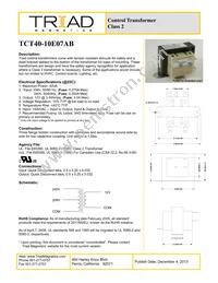 TCT40-10E07AB Datasheet Cover