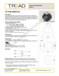 TCT40-10E07AE Datasheet Cover