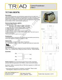 TCT40-10E07K Datasheet Cover