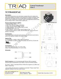 TCT50-01E07AE Datasheet Cover