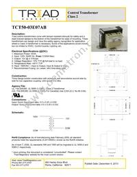 TCT50-03E07AB Datasheet Cover