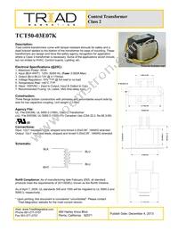 TCT50-03E07K Datasheet Cover