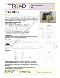 TCT50-07E07K Datasheet Cover