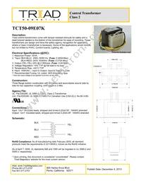 TCT50-09E07K Datasheet Cover