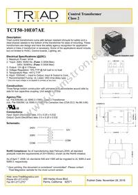 TCT50-10E07AE Datasheet Cover