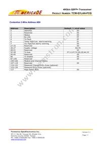 TCW-Q1LAA-FCQ Datasheet Page 11