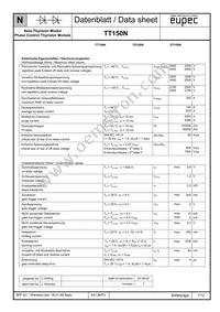 TD150N24KOFHPSA1 Datasheet Cover