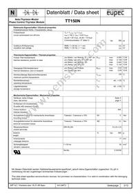 TD150N24KOFHPSA1 Datasheet Page 2