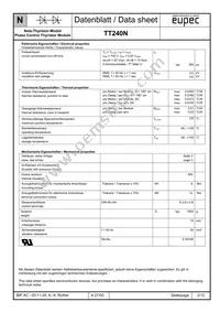 TD240N32KOFHPSA1 Datasheet Page 2