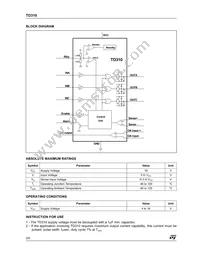 TD310IN Datasheet Page 2