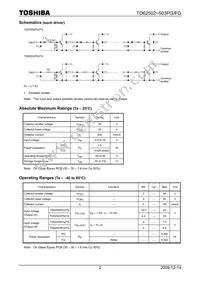 TD62503FG Datasheet Page 2