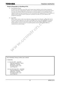 TD62503FG Datasheet Page 8