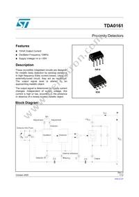 TDA0161FPT Datasheet Cover