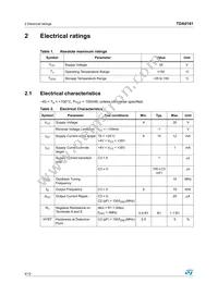 TDA0161FPT Datasheet Page 4
