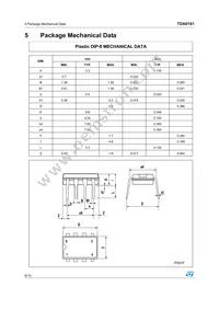 TDA0161FPT Datasheet Page 8