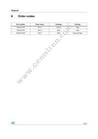 TDA0161FPT Datasheet Page 10