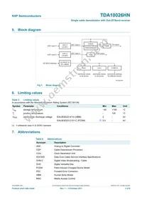 TDA10026HN/C1 Datasheet Page 3