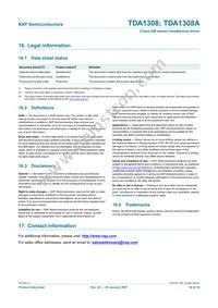 TDA1308AT/N2 Datasheet Page 18