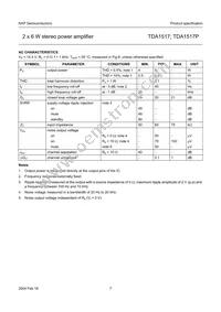 TDA1517/N3 Datasheet Page 7