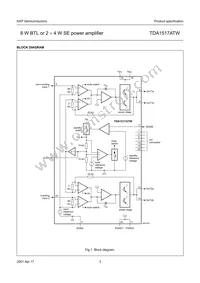 TDA1517ATW/N1 Datasheet Page 3