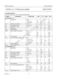TDA1517ATW/N1 Datasheet Page 6