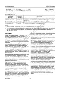 TDA1517ATW/N1 Datasheet Page 17