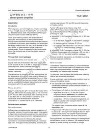 TDA1519C/N3C Datasheet Page 17