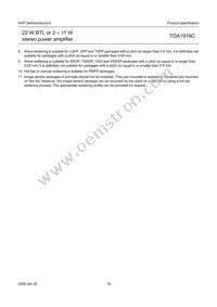 TDA1519C/N3C Datasheet Page 19