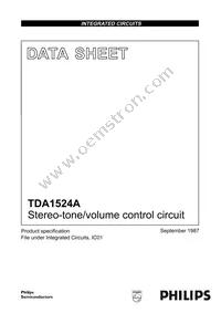 TDA1524A/V4 Datasheet Cover