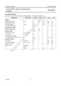 TDA1552Q/N4 Datasheet Page 6