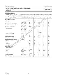 TDA1554Q/N2 Datasheet Page 6