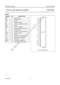 TDA1560Q/N4C Datasheet Page 4