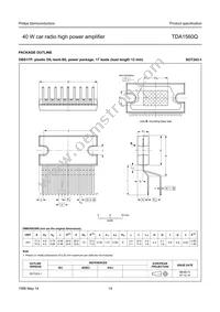 TDA1560Q/N4C Datasheet Page 14