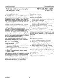 TDA1562ST/N3C Datasheet Page 6