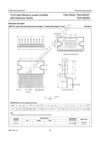 TDA1562ST/N3C Datasheet Page 16