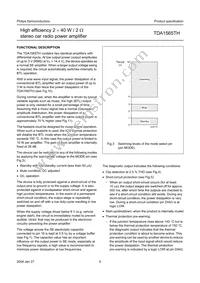 TDA1565TH/N1C Datasheet Page 5