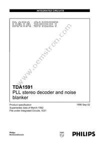 TDA1591T/V3 Datasheet Cover