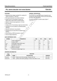 TDA1591T/V3 Datasheet Page 2