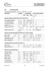 TDA16847-2 Datasheet Page 20