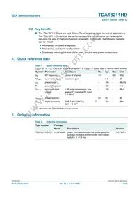 TDA18211HD/C2 Datasheet Page 2