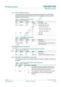 TDA18211HD/C2 Datasheet Page 13