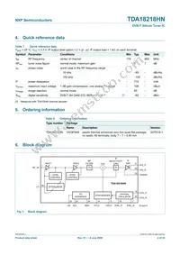 TDA18218HN/C1 Datasheet Page 2