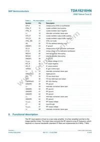 TDA18218HN/C1 Datasheet Page 4