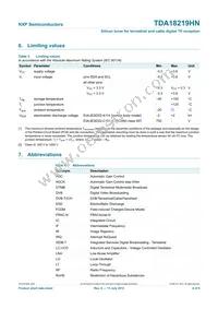 TDA18219HN/C1 Datasheet Page 4