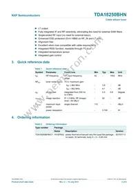 TDA18250BHN/C1K Datasheet Page 2